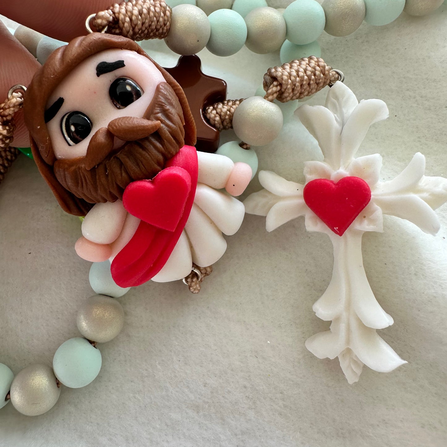 Rosario infantil Jesús sagrado corazón