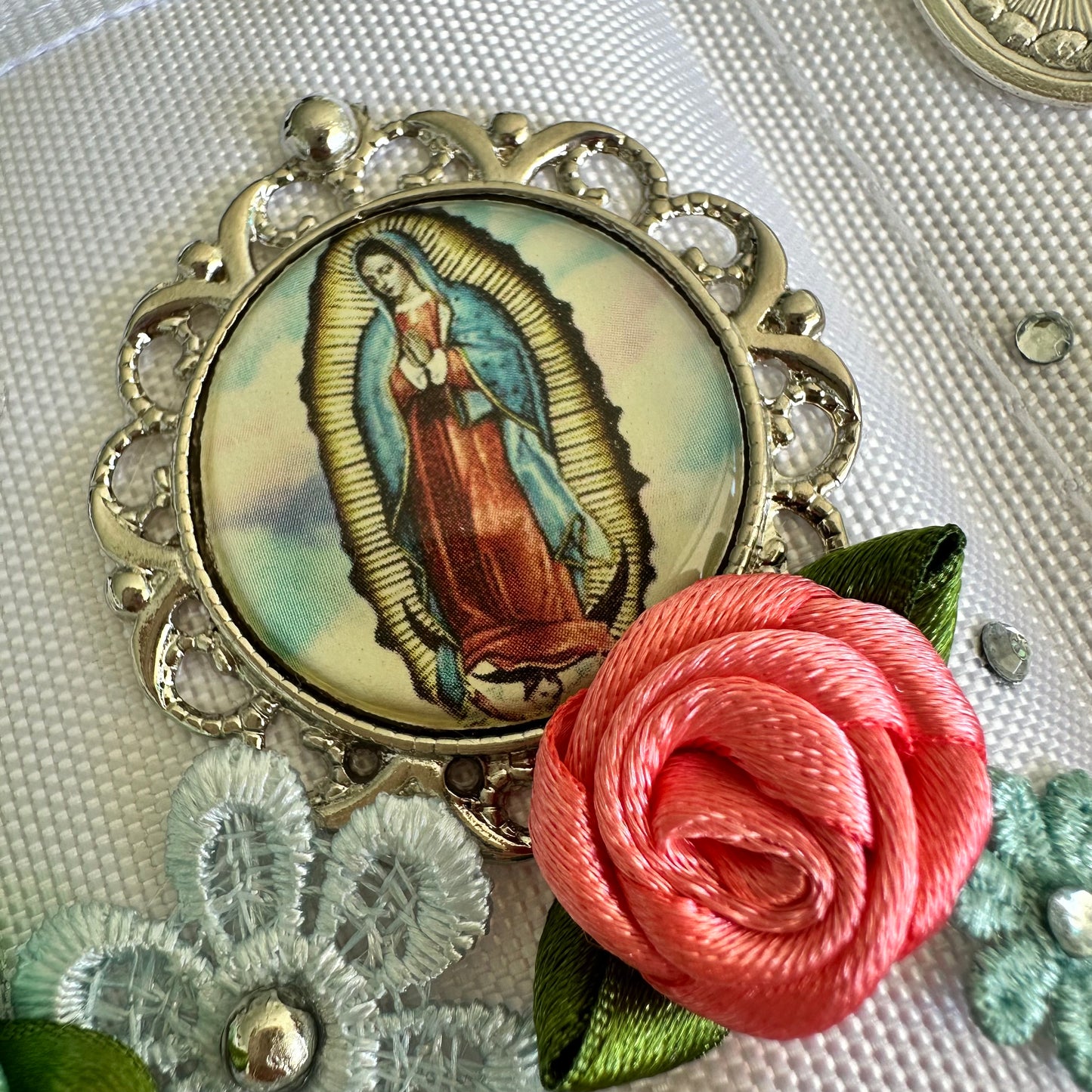 Virgen de Guadalupe. Altar viajero