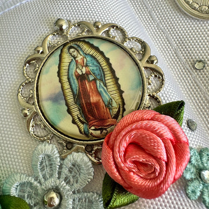 Virgen de Guadalupe. Altar viajero