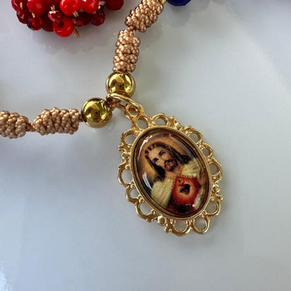 Rosario corazones de Jesús, María y José